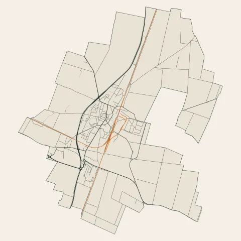 Toury : voies