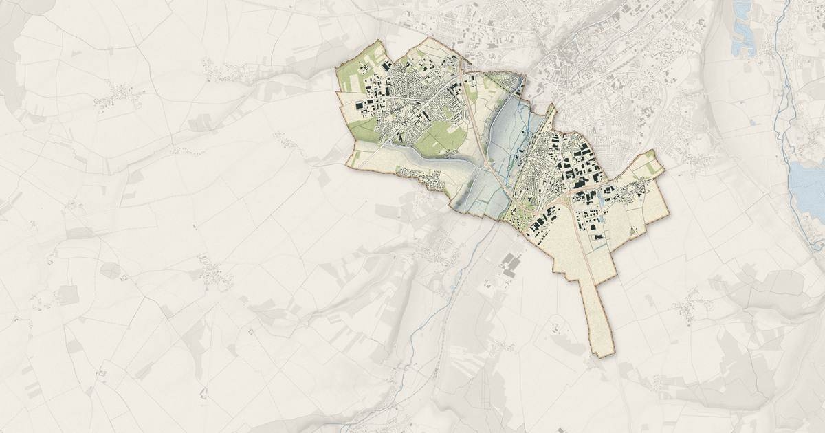 Portrait cartographique de Vernouillet : relief, eau, forêts, bâti et voies, calculés à partir des données de l'IGN