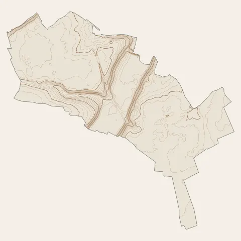 Vernouillet : courbes de niveau