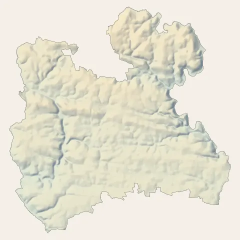 Bannalec : relief