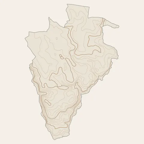 Bohars : courbes de niveau