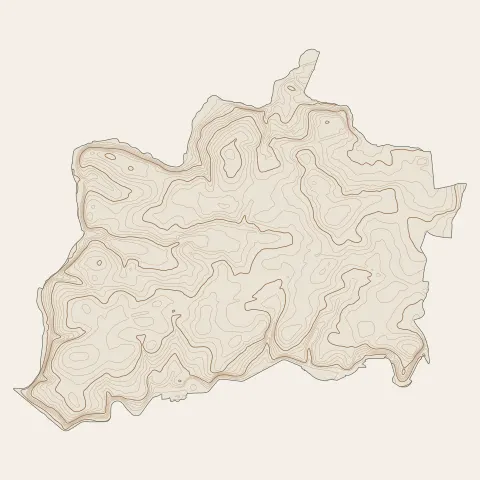 Carhaix-Plouguer : courbes de niveau