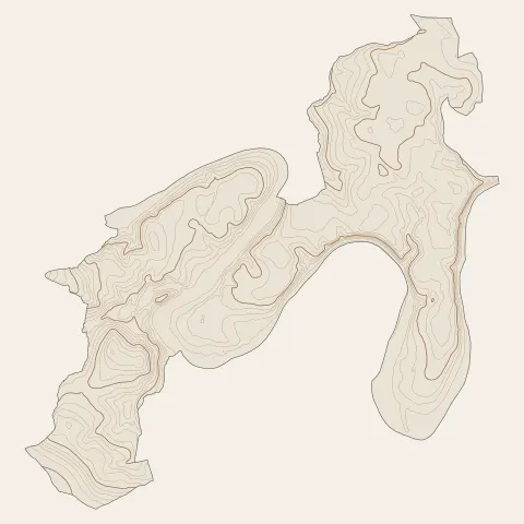 Châteaulin : courbes de niveau