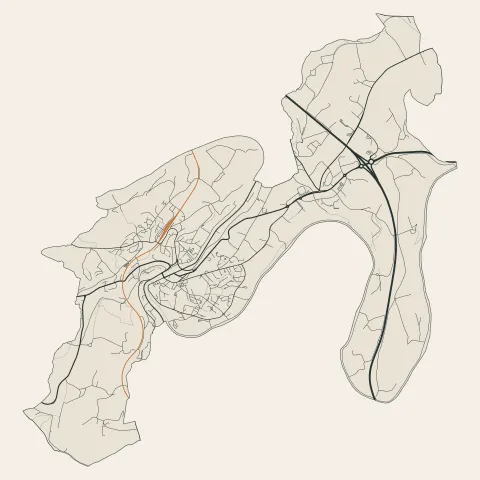 Châteaulin : voies