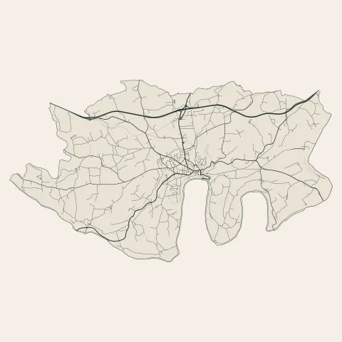 Châteauneuf-du-Faou : voies