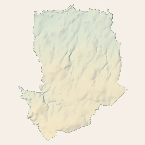 Cléder : relief
