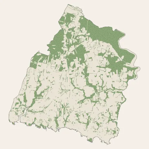 Clohars-Carnoët : bois, forêts et landes