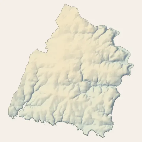 Clohars-Carnoët : relief