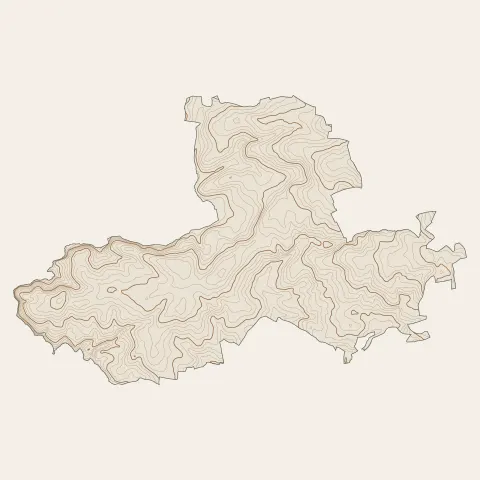 Clohars-Fouesnant : courbes de niveau