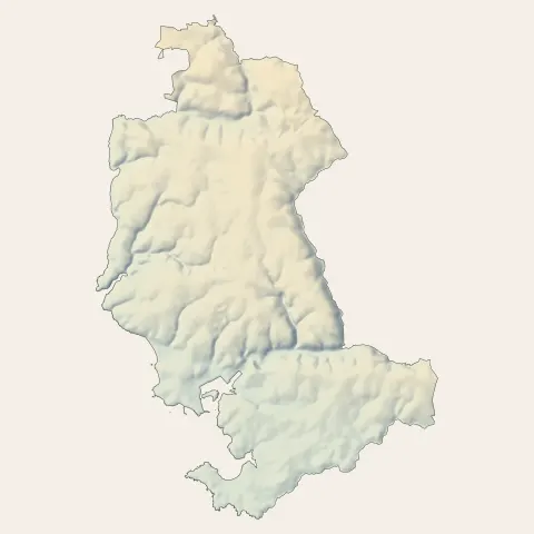 Concarneau : relief