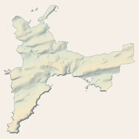 Crozon : relief