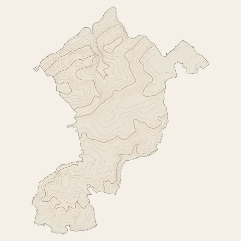 Dirinon : courbes de niveau
