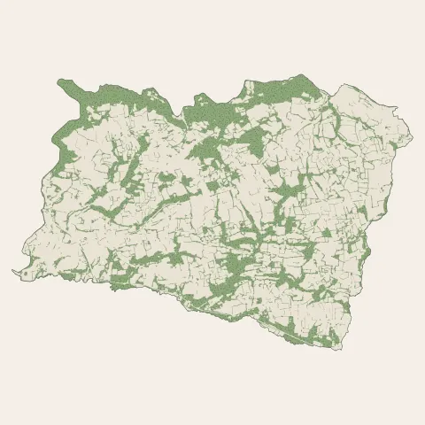Ergué-Gabéric : bois, forêts et landes