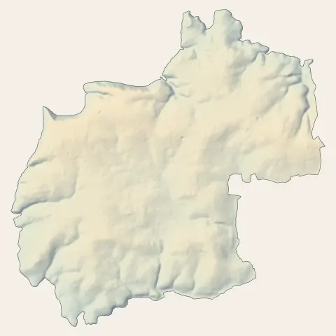 Gouesnach : relief