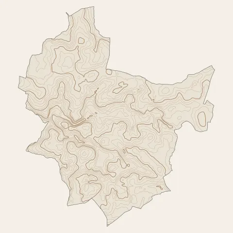 Gouesnou : courbes de niveau