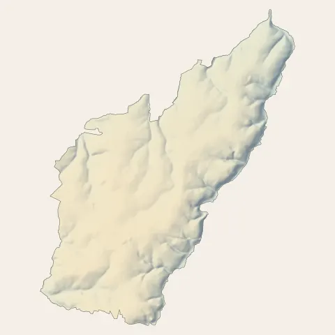 Guiclan : relief