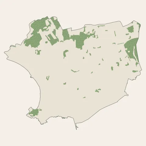 Guilvinec : bois, forêts et landes