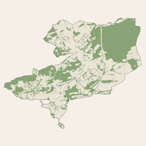 Hôpital-Camfrout : bois, forêts et landes