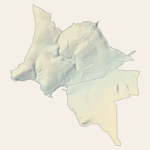 Landerneau : relief