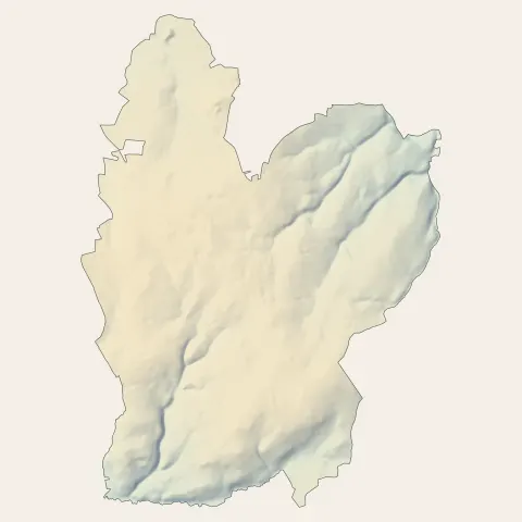 Lanmeur : relief
