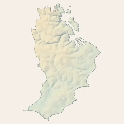 Loctudy : relief
