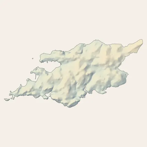 Logonna-Daoulas : relief