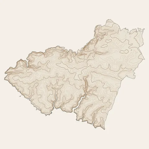 Moëlan-sur-Mer : courbes de niveau