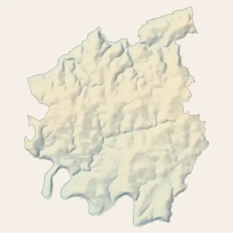Pleyben : relief