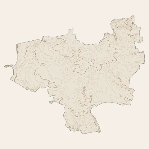 Plomeur : courbes de niveau