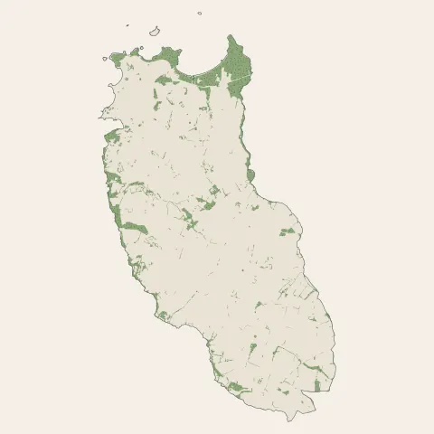 Ploudalmézeau : bois, forêts et landes
