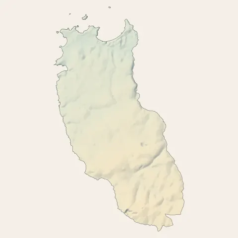 Ploudalmézeau : relief