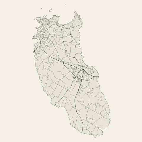 Ploudalmézeau : voies