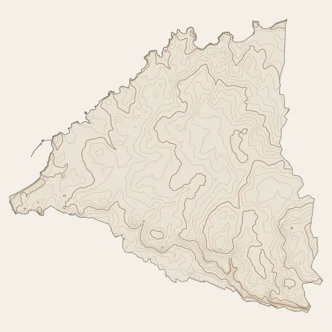 Plouescat : courbes de niveau