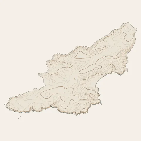 Plougonvelin : courbes de niveau