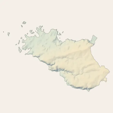 Plouguerneau : relief