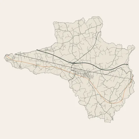 Plouigneau : voies