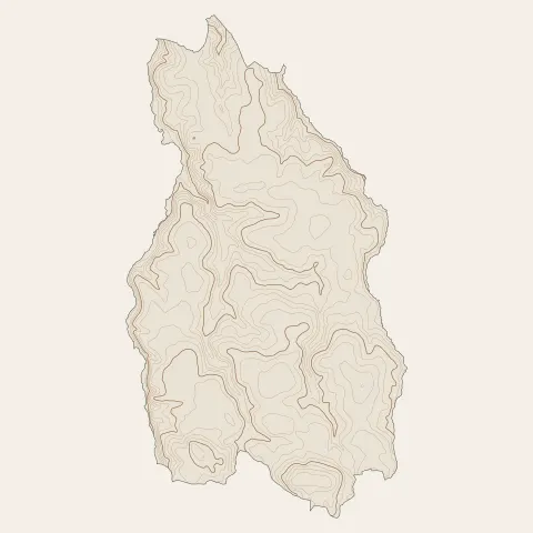 Plourin-lès-Morlaix : courbes de niveau