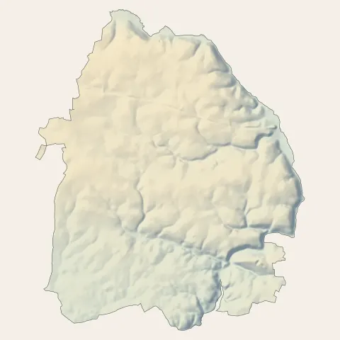 Pont-Aven : relief