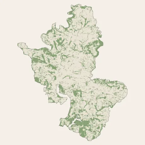 Quimper : bois, forêts et landes