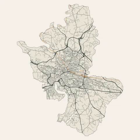 Quimper : voies