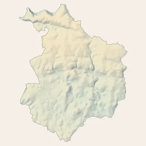 Rédené : relief