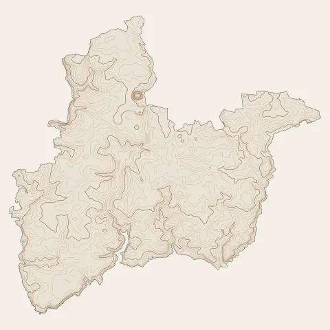 Riec-sur-Bélon : courbes de niveau
