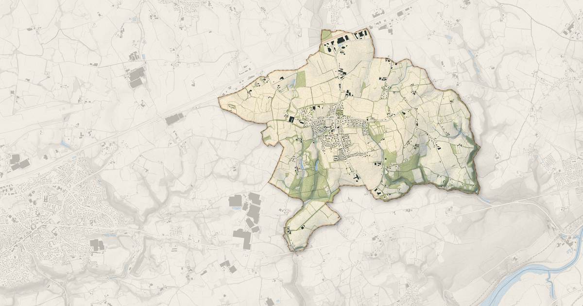 Portrait cartographique de Saint-Divy : relief, eau, forêts, bâti et voies, calculés à partir des données de l'IGN