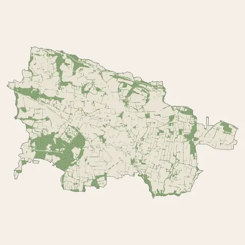 Saint-Yvi : bois, forêts et landes