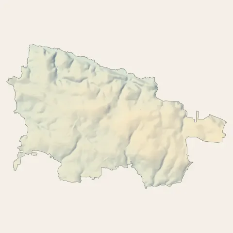 Saint-Yvi : relief