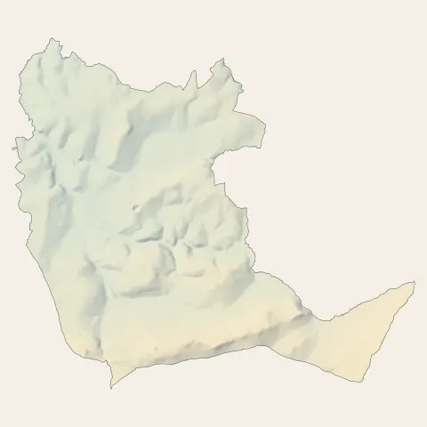Sizun : relief