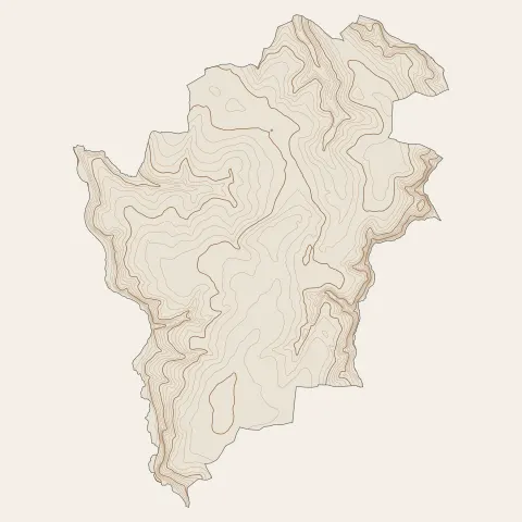 Taulé : courbes de niveau