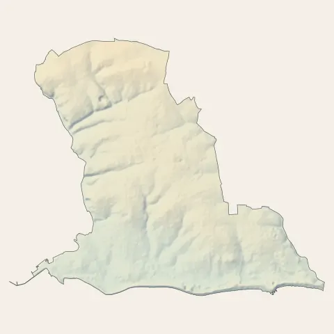 Treffiagat : relief