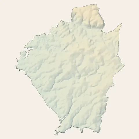 Trégunc : relief