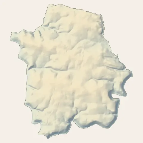 Tréméven : relief